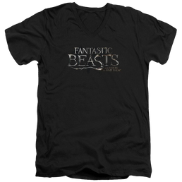 Fantastic Beasts Logo - Men's V-Neck T-Shirt Men's V-Neck T-Shirt Fantastic Beasts   
