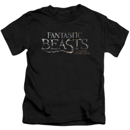 Fantastic Beasts and Where to Find Them Fantastic Beasts Logo - Kid's T-Shirt Kid's T-Shirt (Ages 4-7) Fantastic Beasts   