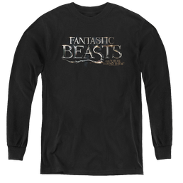 Fantastic Beasts and Where to Find Them Logo - Youth Long Sleeve Shirt Youth Long Sleeve T-Shirt Fantastic Beasts   