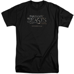 Fantastic Beasts Logo - Men's Tall Fit T-Shirt Men's Tall Fit T-Shirt Fantastic Beasts   