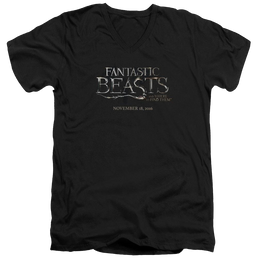 Fantastic Beasts Logo - Men's V-Neck T-Shirt Men's V-Neck T-Shirt Fantastic Beasts   
