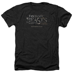 Fantastic Beasts Logo - Men's Heather T-Shirt Men's Heather T-Shirt Fantastic Beasts   
