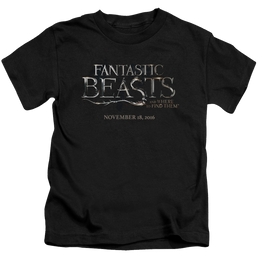 Fantastic Beasts and Where to Find Them Logo - Kid's T-Shirt Kid's T-Shirt (Ages 4-7) Fantastic Beasts   