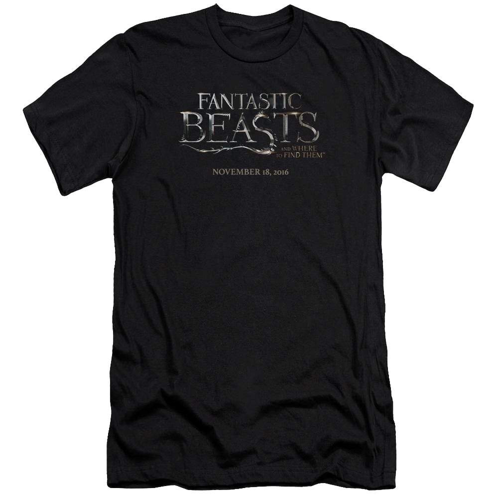 Fantastic Beasts And Where To Find Them Logo - Men's Premium Slim Fit T-Shirt Men's Premium Slim Fit T-Shirt Fantastic Beasts   