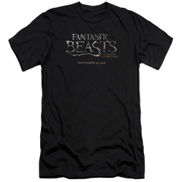 Fantastic Beasts And Where To Find Them Logo - Men's Premium Slim Fit T-Shirt Men's Premium Slim Fit T-Shirt Fantastic Beasts   