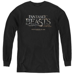 Fantastic Beasts And Where To Find Them Logo - Youth Long Sleeve T-Shirt Youth Long Sleeve T-Shirt Fantastic Beasts   