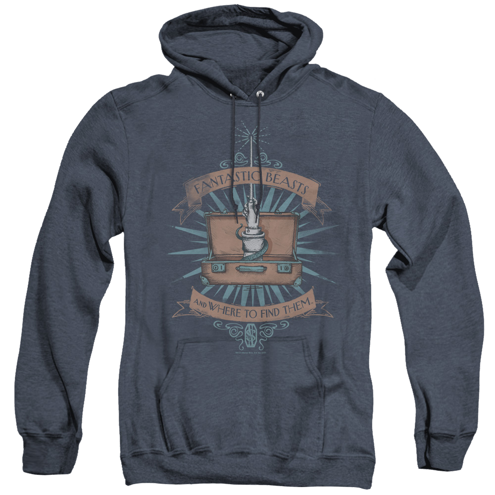 Fantastic Beasts and Where to Find Them Briefcase - Heather Pullover Heather Pullover Hoodie Fantastic Beasts   