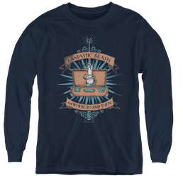 Fantastic Beasts and Where to Find Them Briefcase - Youth Long Sleeve Shirt Youth Long Sleeve T-Shirt Fantastic Beasts   
