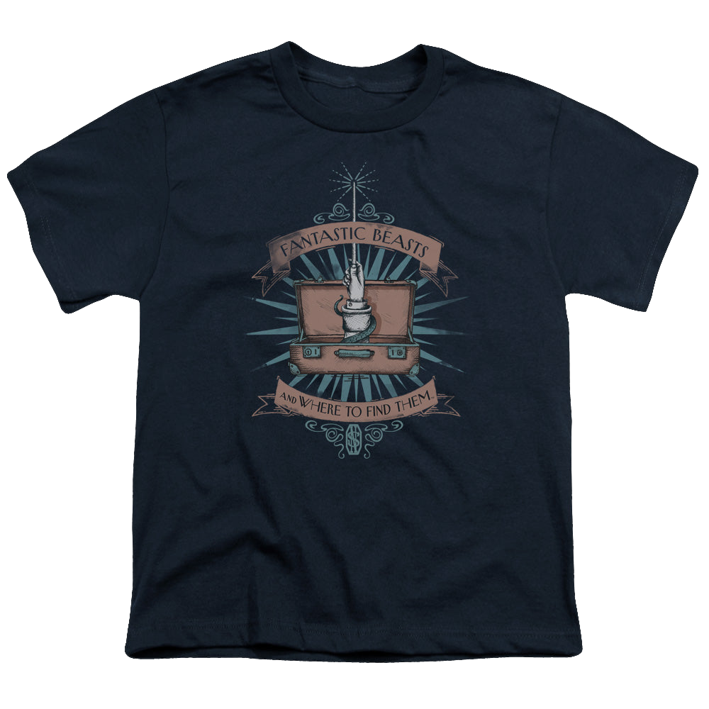 Fantastic Beasts and Where to Find Them Briefcase - Youth T-Shirt Youth T-Shirt (Ages 8-12) Fantastic Beasts   