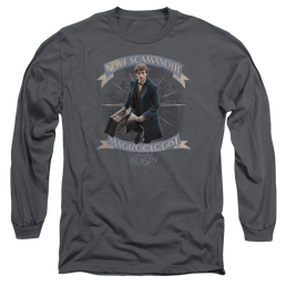 Fantastic Beasts Newt Scamander - Men's Long Sleeve T-Shirt Men's Long Sleeve T-Shirt Fantastic Beasts   