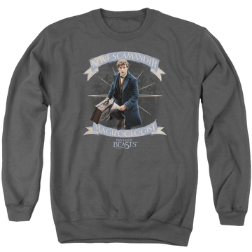 Fantastic Beasts Newt Scamander - Men's Crewneck Sweatshirt Men's Crewneck Sweatshirt Fantastic Beasts   
