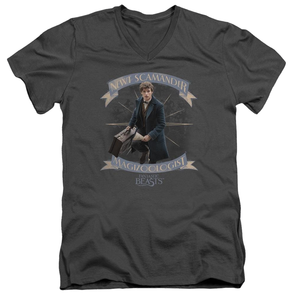 Fantastic Beasts Newt Scamander - Men's V-Neck T-Shirt Men's V-Neck T-Shirt Fantastic Beasts   