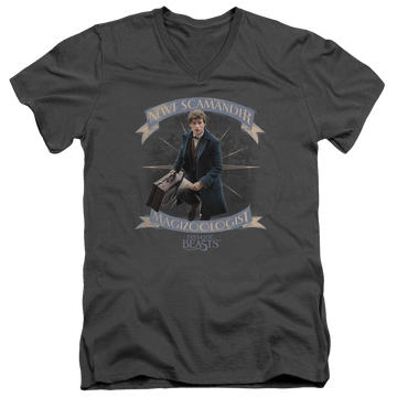 Fantastic Beasts Newt Scamander - Men's V-Neck T-Shirt Men's V-Neck T-Shirt Fantastic Beasts   