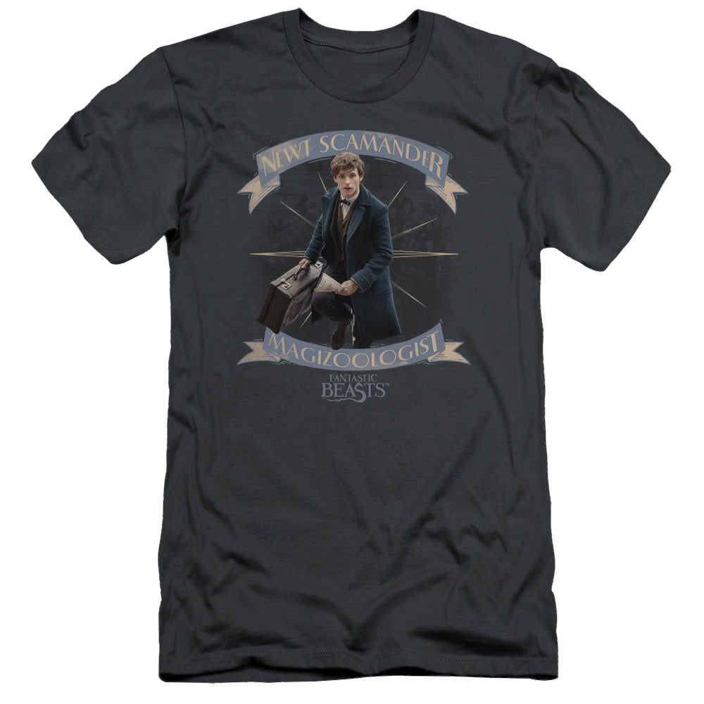 Fantastic Beasts and Where to Find Them Newt Scamander - Men's Premium Slim Fit T-Shirt Men's Premium Slim Fit T-Shirt Fantastic Beasts   