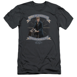 Fantastic Beasts and Where to Find Them Newt Scamander - Men's Premium Slim Fit T-Shirt Men's Premium Slim Fit T-Shirt Fantastic Beasts   