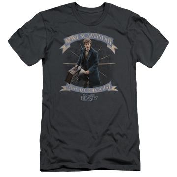 Fantastic Beasts and Where to Find Them Newt Scamander - Men's Premium Slim Fit T-Shirt Men's Premium Slim Fit T-Shirt Fantastic Beasts   