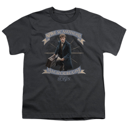 Fantastic Beasts and Where to Find Them Newt Scamander - Youth T-Shirt Youth T-Shirt (Ages 8-12) Fantastic Beasts   