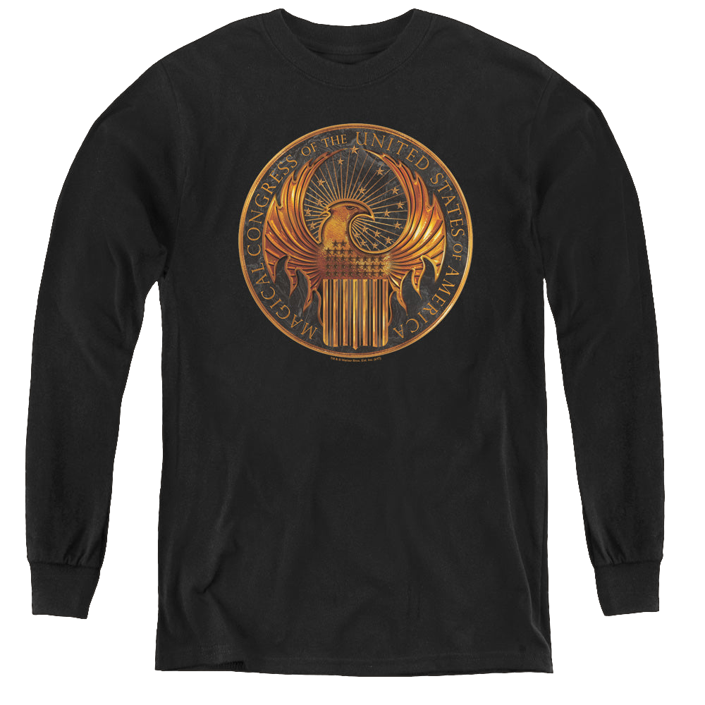 Fantastic Beasts and Where to Find Them Magical Congress - Youth Long Sleeve Youth Long Sleeve T-Shirt Fantastic Beasts   