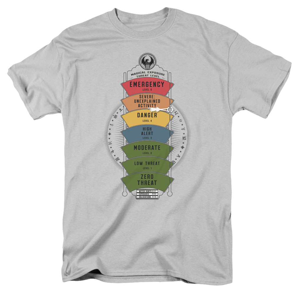 Fantastic Beasts And Where To Find Them Magical Exposure Threat Level - Men's Regular Fit T-Shirt Men's Regular Fit T-Shirt Fantastic Beasts   
