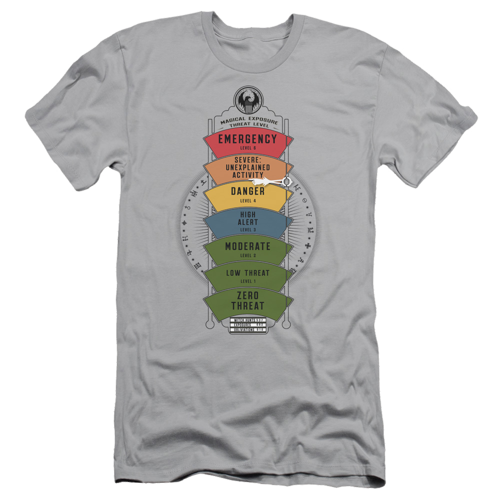 Fantastic Beasts Magical Exposure Threat Level - Men's Premium Slim Fit T-Shirt Men's Premium Slim Fit T-Shirt Fantastic Beasts   