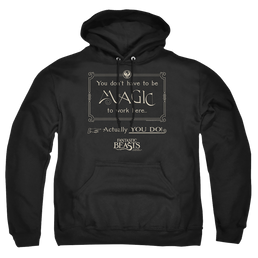 Fantastic Beasts Magic To Work Here - Pullover Hoodie Pullover Hoodie Fantastic Beasts   