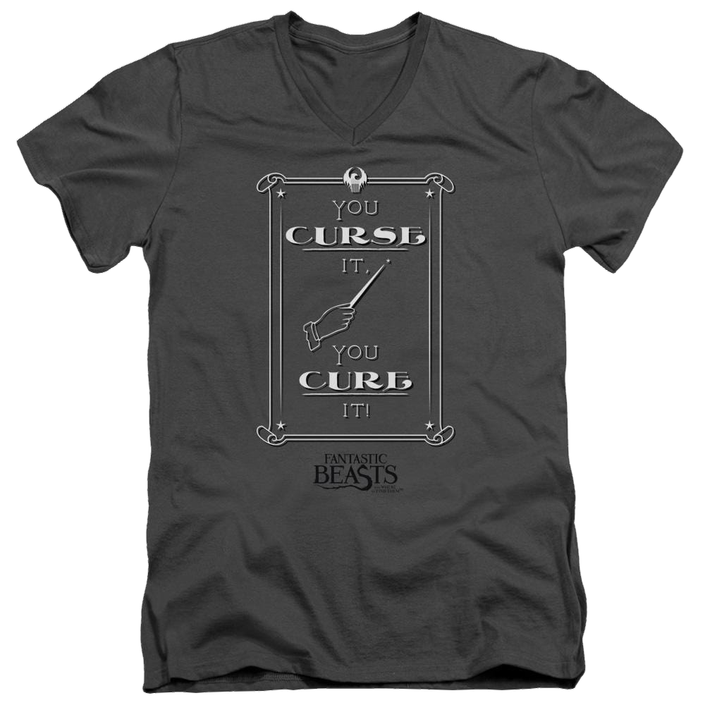 Fantastic Beasts Curse It - Men's V-Neck T-Shirt Men's V-Neck T-Shirt Fantastic Beasts   