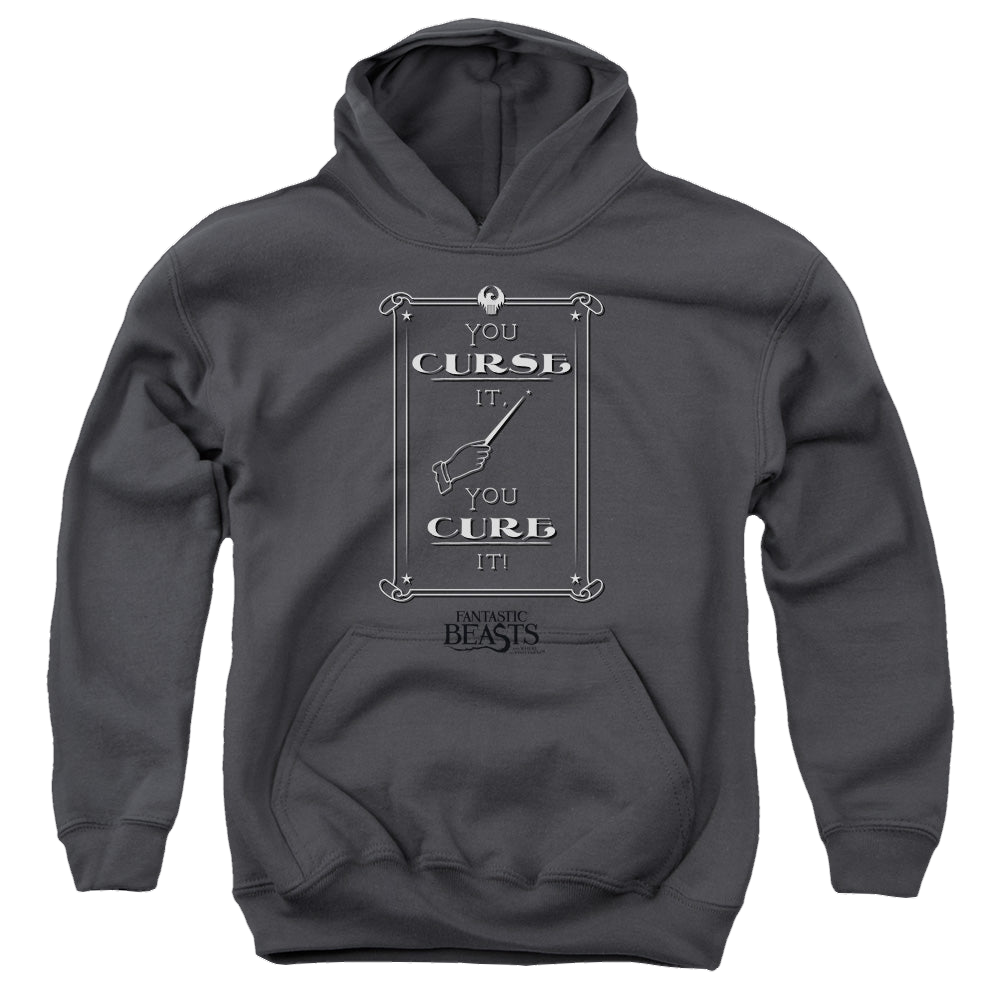 Fantastic Beasts and Where to Find Them Curse It - Youth Hoodie Youth Hoodie (Ages 8-12) Fantastic Beasts   