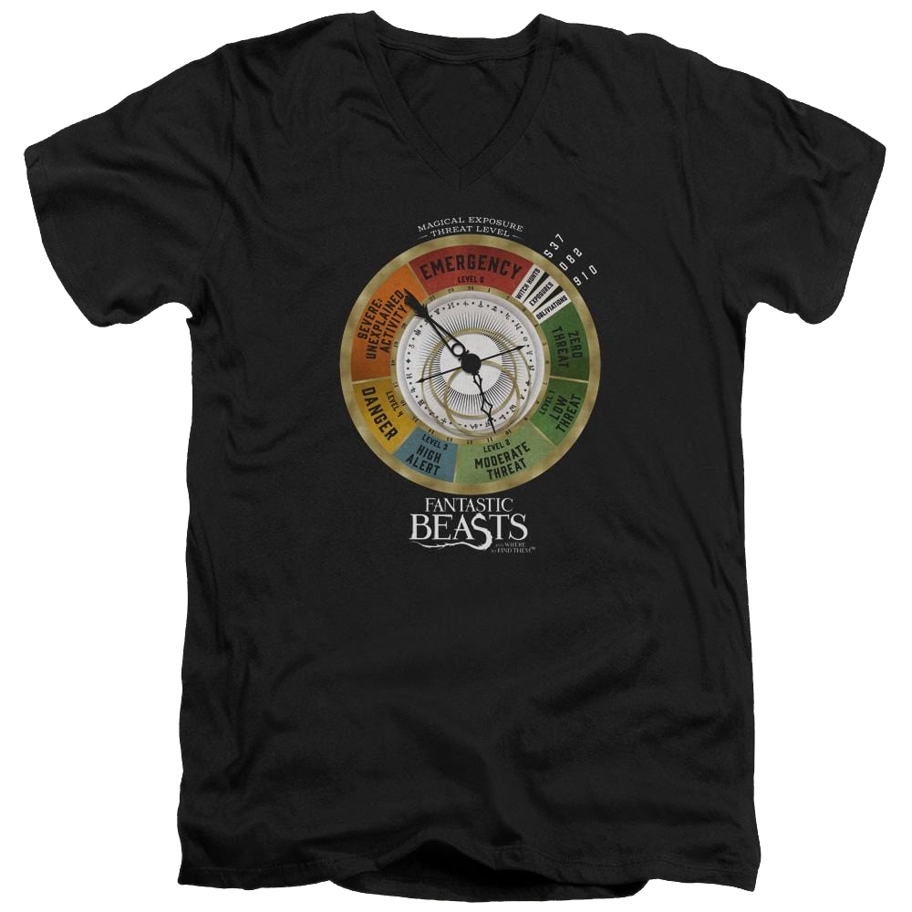 Fantastic Beasts Threat Gauge - Men's V-Neck T-Shirt Men's V-Neck T-Shirt Fantastic Beasts   
