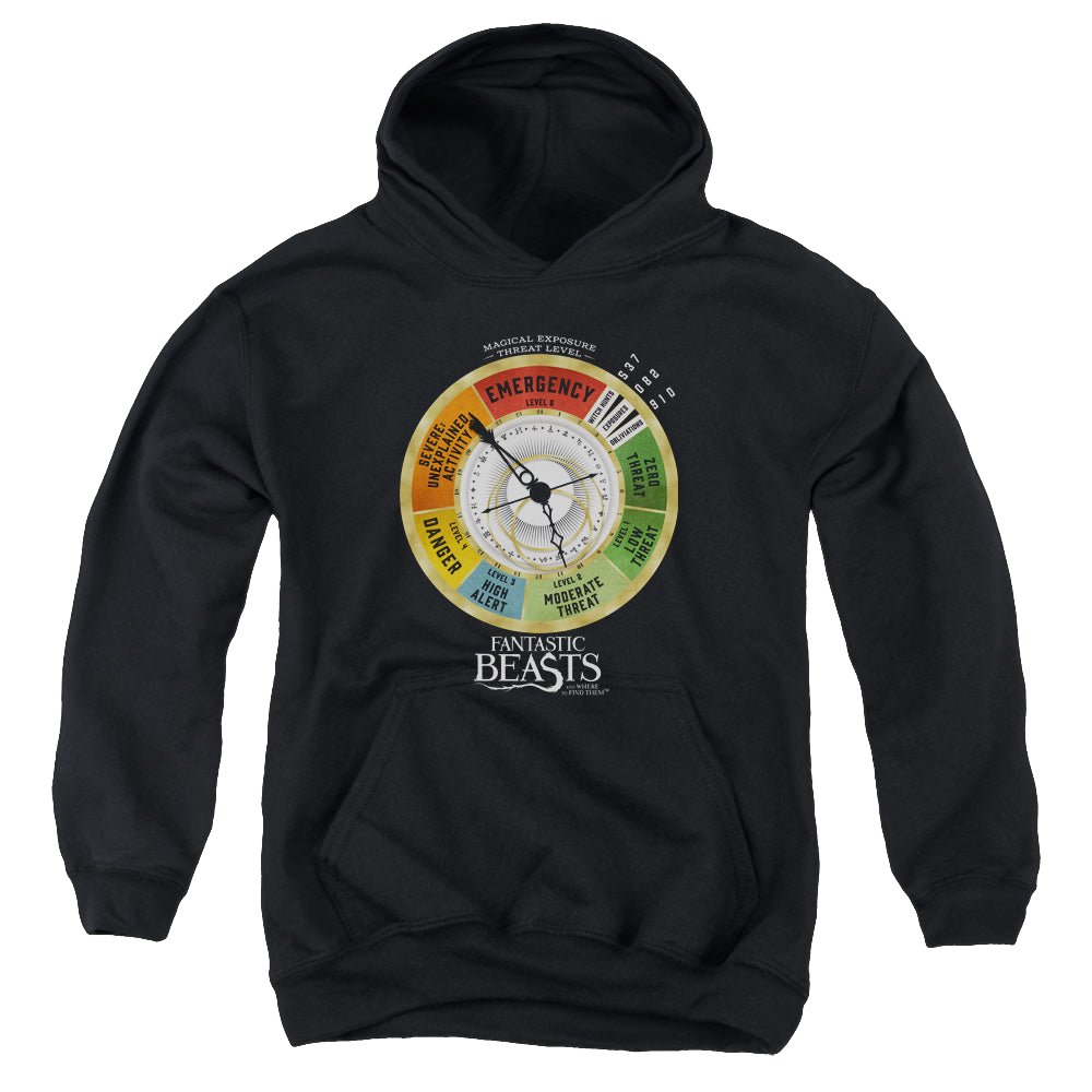 Fantastic Beasts and Where to Find Them Threat Gauge - Youth Hoodie Youth Hoodie (Ages 8-12) Fantastic Beasts   