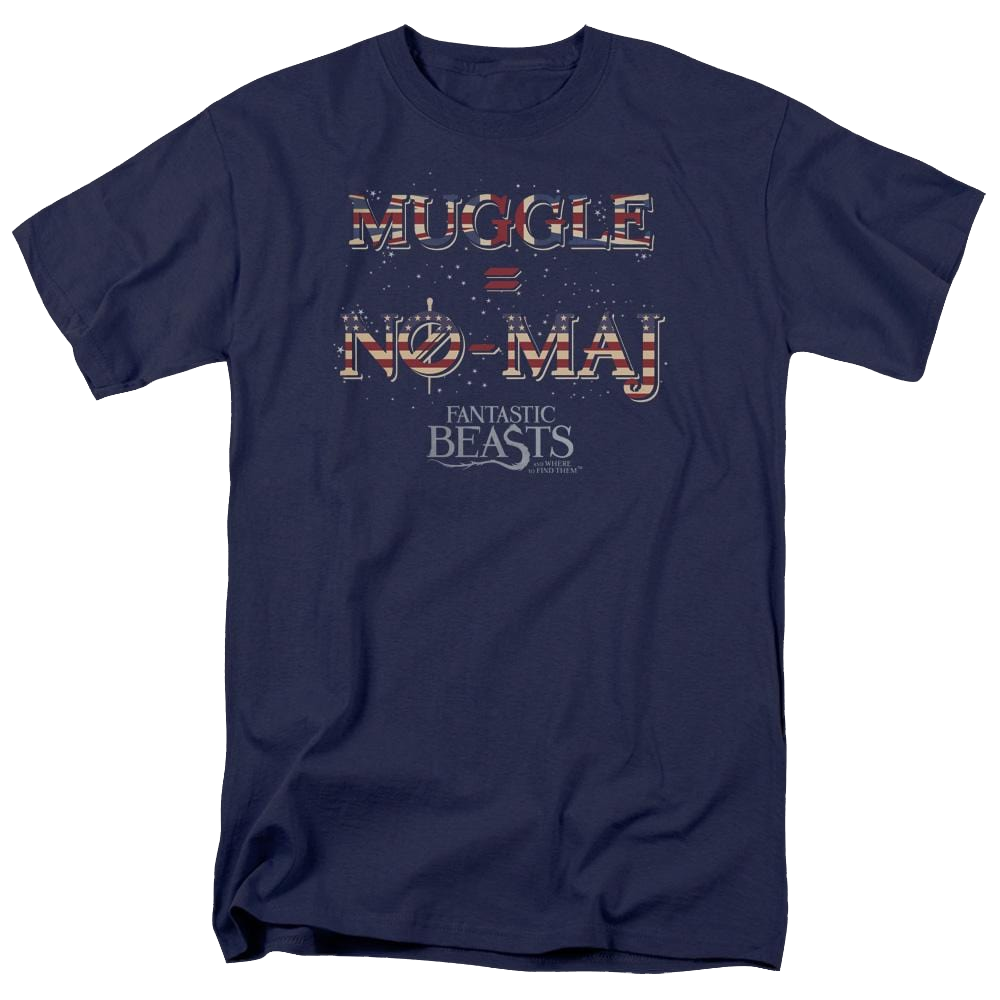 Fantastic Beasts Uk Us No Maj - Men's Regular Fit T-Shirt Men's Regular Fit T-Shirt Fantastic Beasts   