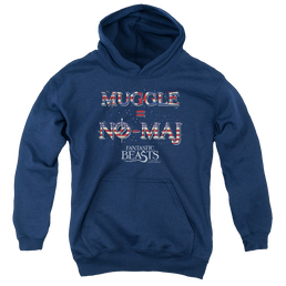 Fantastic Beasts and Where to Find Them Uk Us No Maj - Youth Hoodie Youth Hoodie (Ages 8-12) Fantastic Beasts   