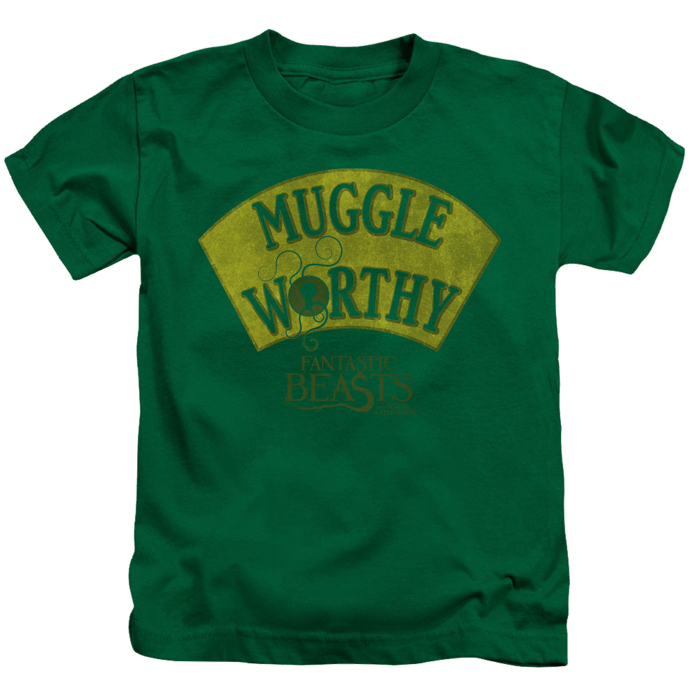 Fantastic Beasts and Where to Find Them Muggle Worthy - Kid's T-Shirt Kid's T-Shirt (Ages 4-7) Fantastic Beasts   