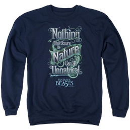 Fantastic Beasts Unnatural - Men's Crewneck Sweatshirt Men's Crewneck Sweatshirt Fantastic Beasts   