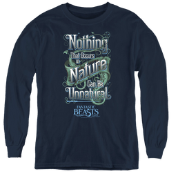 Fantastic Beasts And Where To Find Them Unnatural - Youth Long Sleeve T-Shirt Youth Long Sleeve T-Shirt Fantastic Beasts   