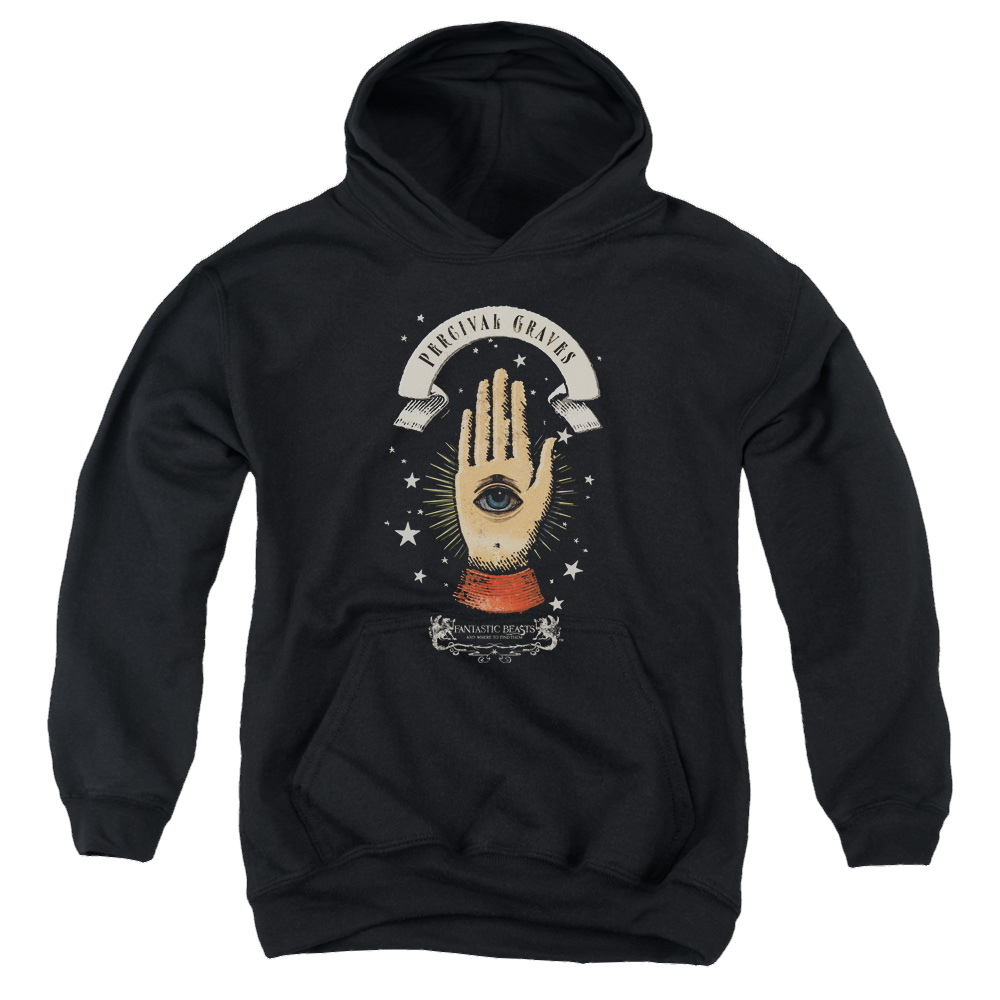 Fantastic Beasts and Where to Find Them Percival Graves - Youth Hoodie Youth Hoodie (Ages 8-12) Fantastic Beasts   