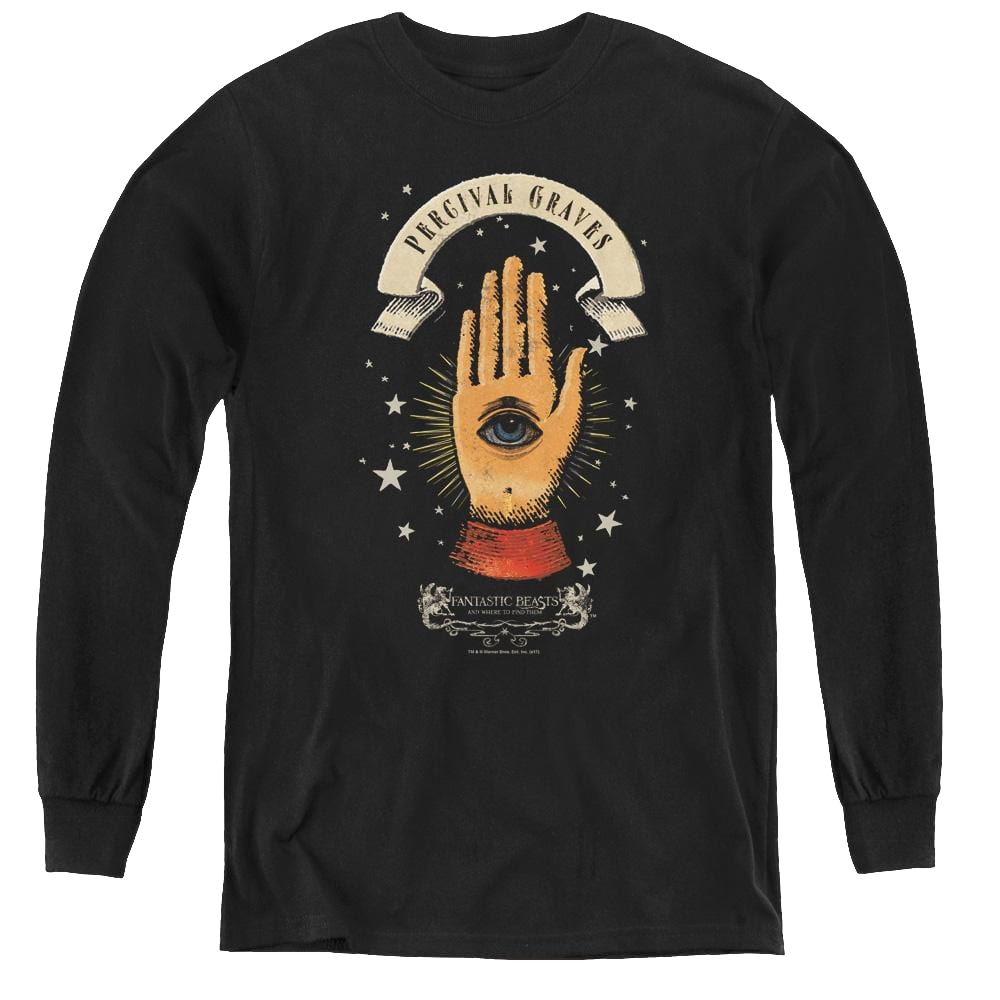 Fantastic Beasts And Where To Find Them Percival Graves - Youth Long Sleeve T-Shirt Youth Long Sleeve T-Shirt Fantastic Beasts   