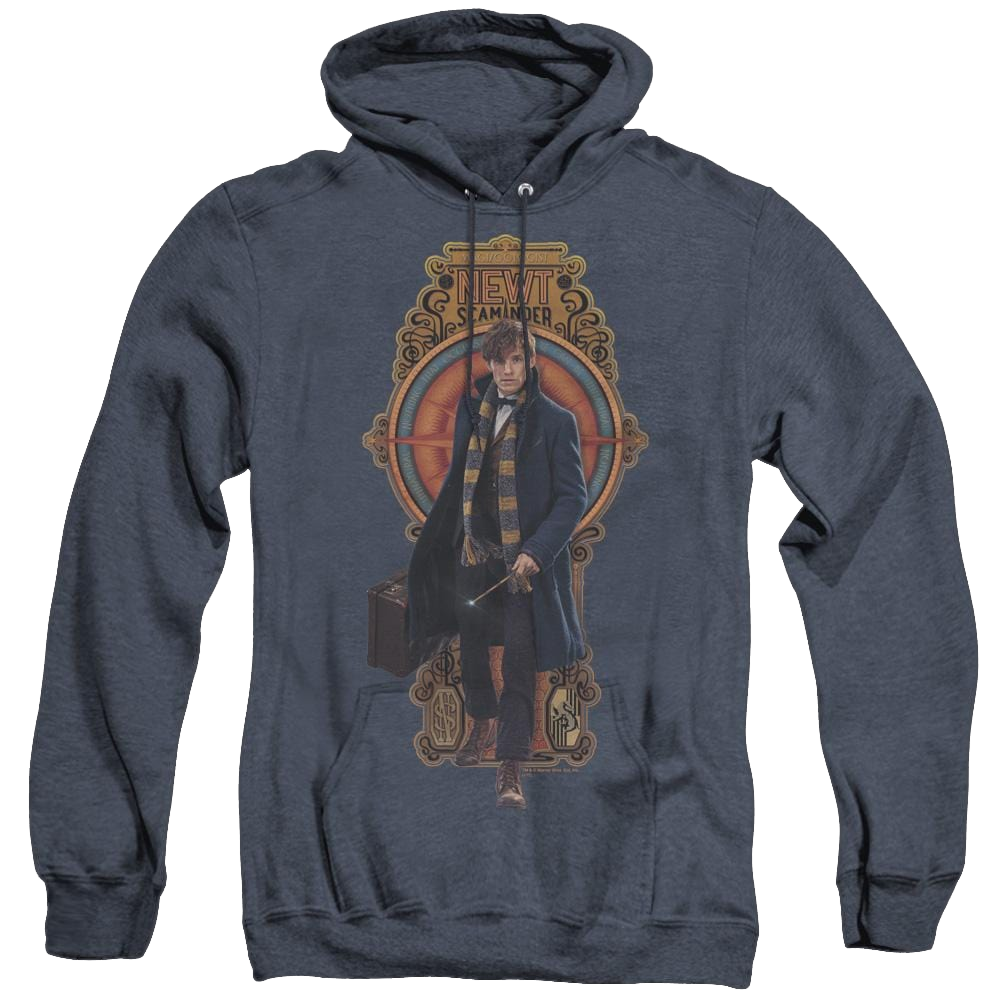 Fantastic Beasts And Where To Find Them Newt Scamander - Heather Pullover Hoodie Heather Pullover Hoodie Fantastic Beasts   