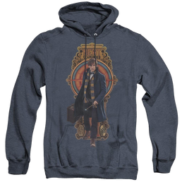 Fantastic Beasts And Where To Find Them Newt Scamander - Heather Pullover Hoodie Heather Pullover Hoodie Fantastic Beasts   