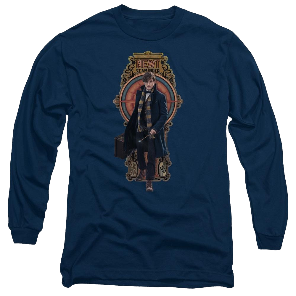 Fantastic Beasts Newt Scamander - Men's Long Sleeve T-Shirt Men's Long Sleeve T-Shirt Fantastic Beasts   