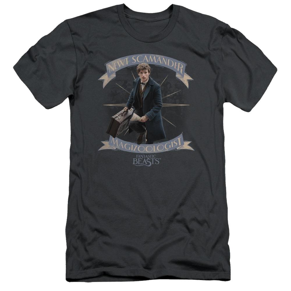 Fantastic Beasts Newt Scamander - Men's Premium Slim Fit T-Shirt Men's Premium Slim Fit T-Shirt Fantastic Beasts   