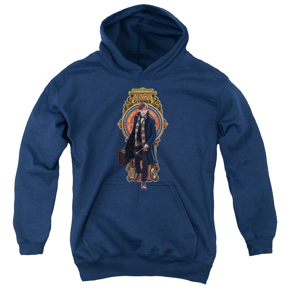 Fantastic Beasts and Where to Find Them Newt Scamander - Youth Hoodie Youth Hoodie (Ages 8-12) Fantastic Beasts   