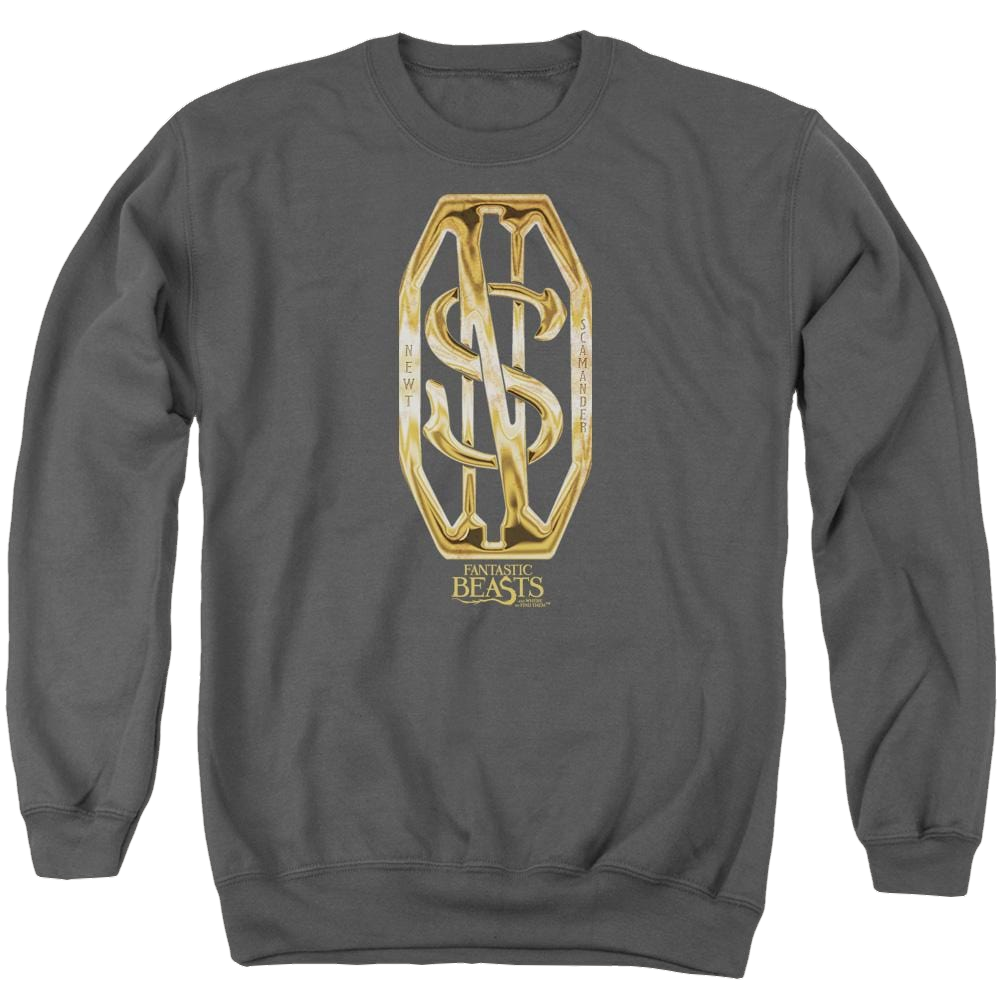Fantastic Beasts Scamander Monogram - Men's Crewneck Sweatshirt Men's Crewneck Sweatshirt Fantastic Beasts   