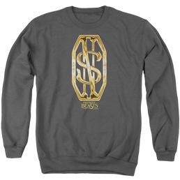 Fantastic Beasts Scamander Monogram - Men's Crewneck Sweatshirt Men's Crewneck Sweatshirt Fantastic Beasts   