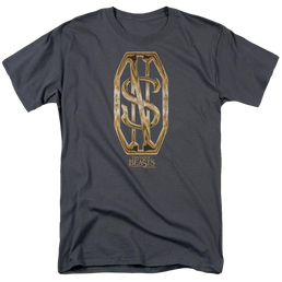 Fantastic Beasts Scamander Monogram - Men's Regular Fit T-Shirt Men's Regular Fit T-Shirt Fantastic Beasts   