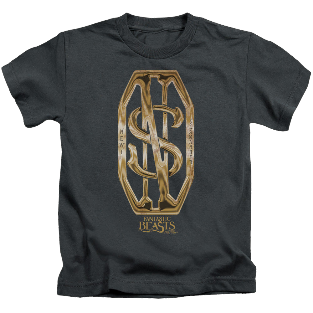 Fantastic Beasts and Where to Find Them Scamander Monogram - Kid's T-Shirt Kid's T-Shirt (Ages 4-7) Fantastic Beasts   