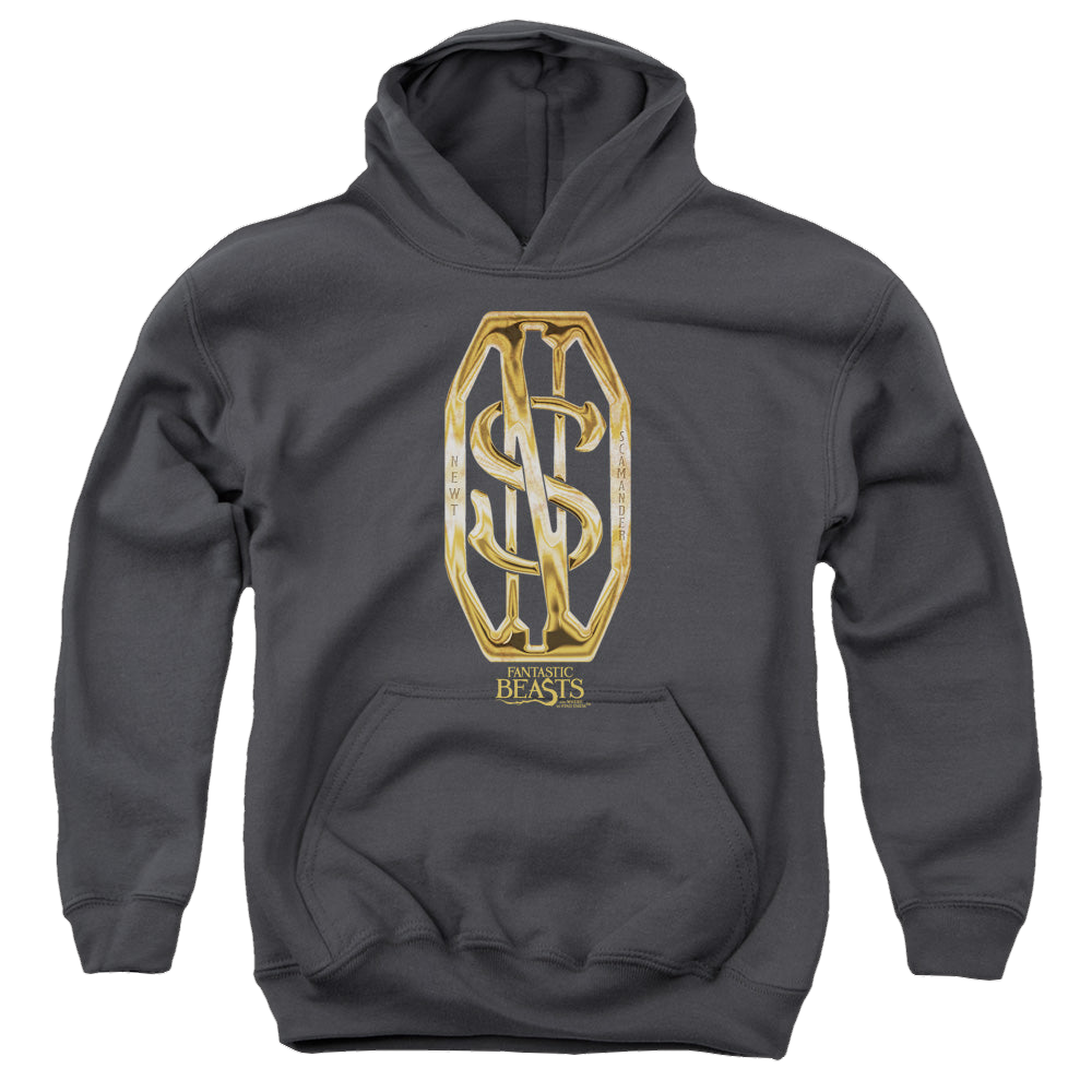 Fantastic Beasts and Where to Find Them Scamander Monogram - Youth Hoodie Youth Hoodie (Ages 8-12) Fantastic Beasts   