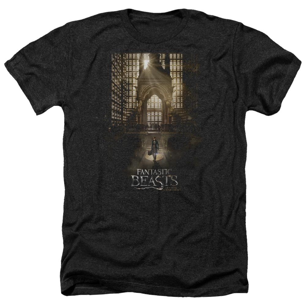 Fantastic Beasts Poster - Men's Heather T-Shirt Men's Heather T-Shirt Fantastic Beasts   