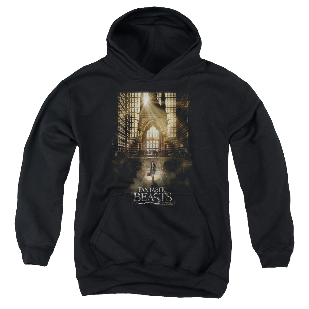 Fantastic Beasts and Where to Find Them Poster - Youth Hoodie Youth Hoodie (Ages 8-12) Fantastic Beasts   
