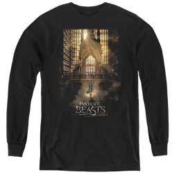 Fantastic Beasts And Where To Find Them Poster - Youth Long Sleeve T-Shirt Youth Long Sleeve T-Shirt Fantastic Beasts   