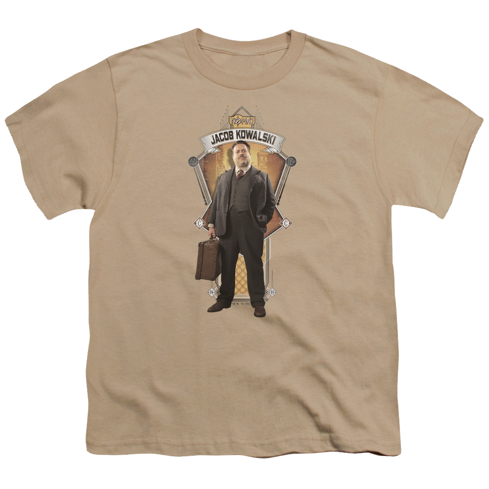 Fantastic Beasts and Where to Find Them Jacob Kowalski - Youth T-Shirt Youth T-Shirt (Ages 8-12) Fantastic Beasts   